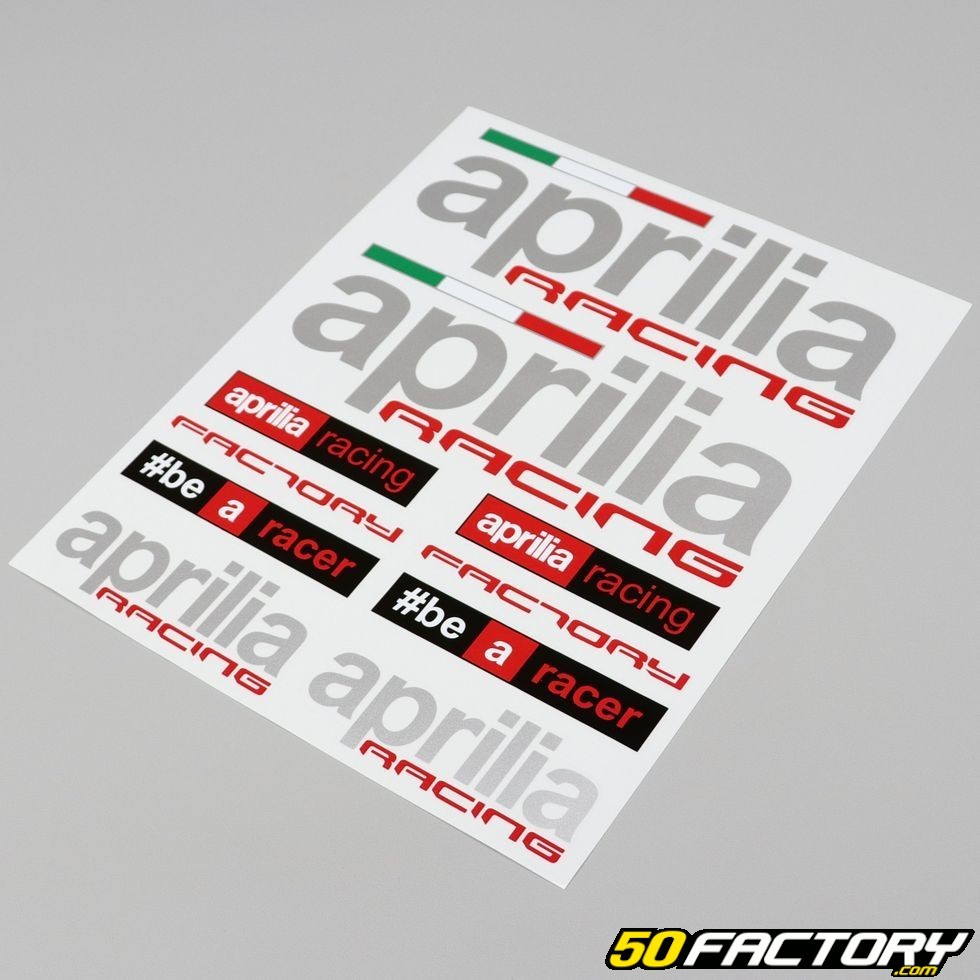 adesivi Aprilia Racing 24x20cm (tavola)