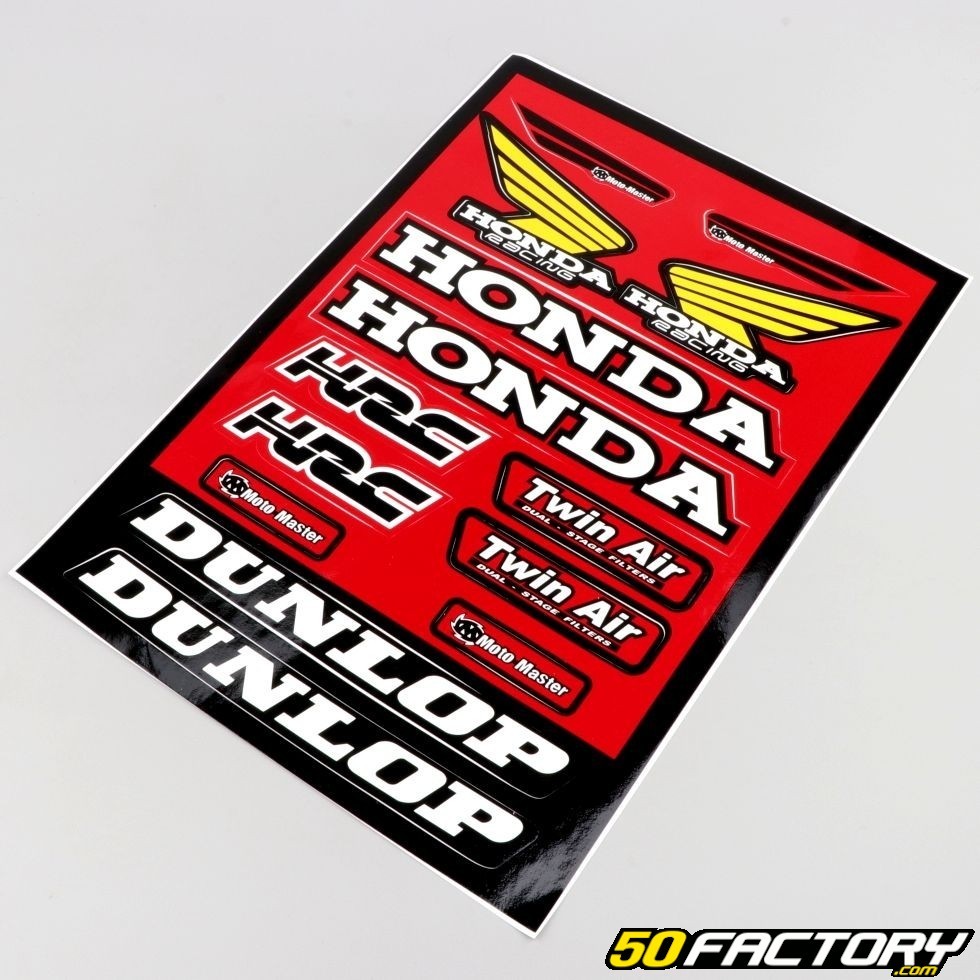 Adesivi Honda MX 22.5x32 cm (tavola) â€“ Parte moto, scooter